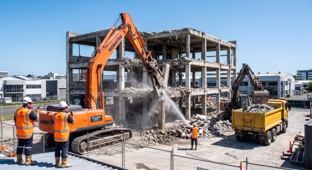 Demolition Services in Auckland Tu Kaha Group